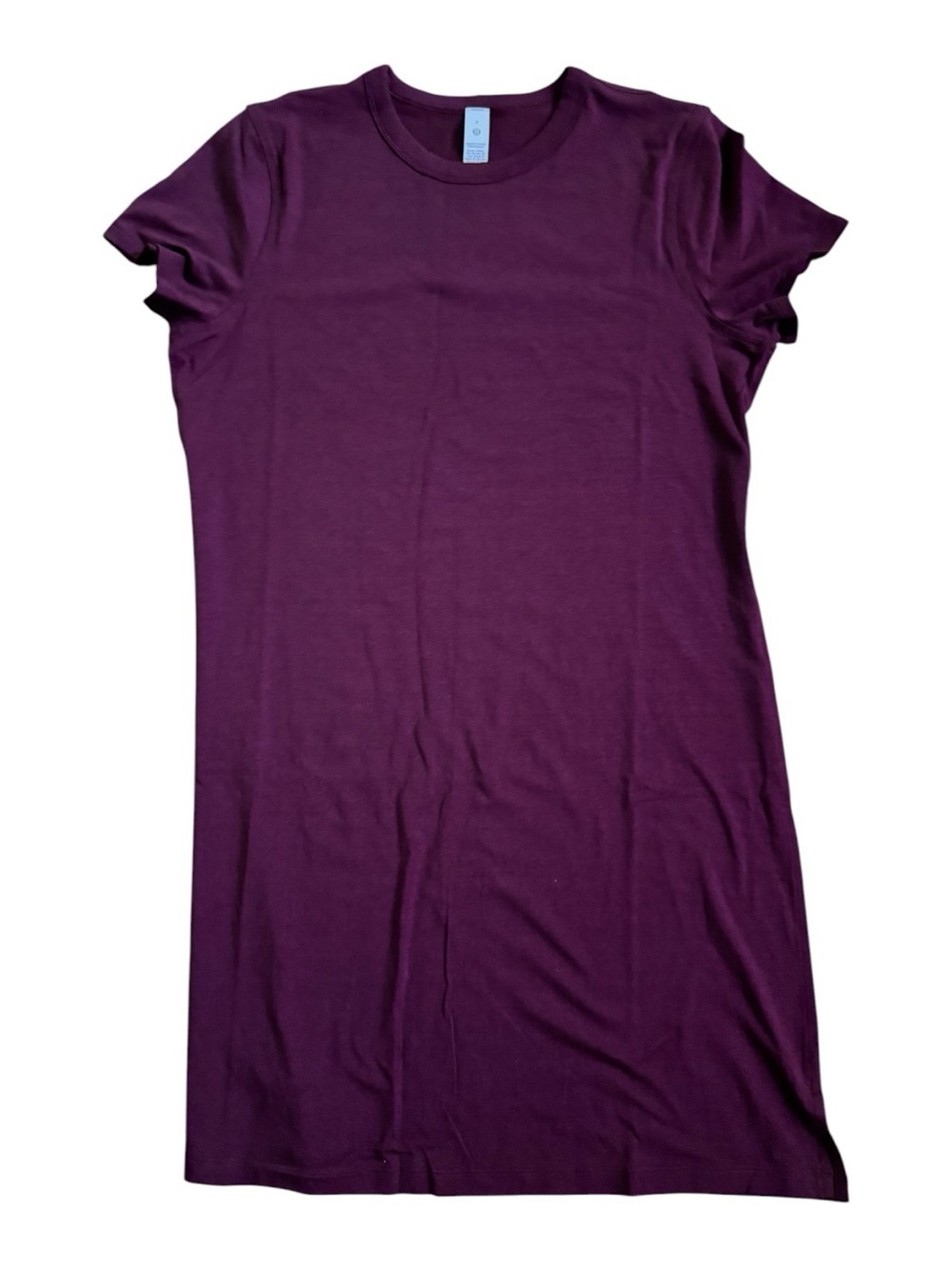 Lululemon Classic-Fit Cotton Blend T-Shirt Dress Garnet NWT Sizes 8